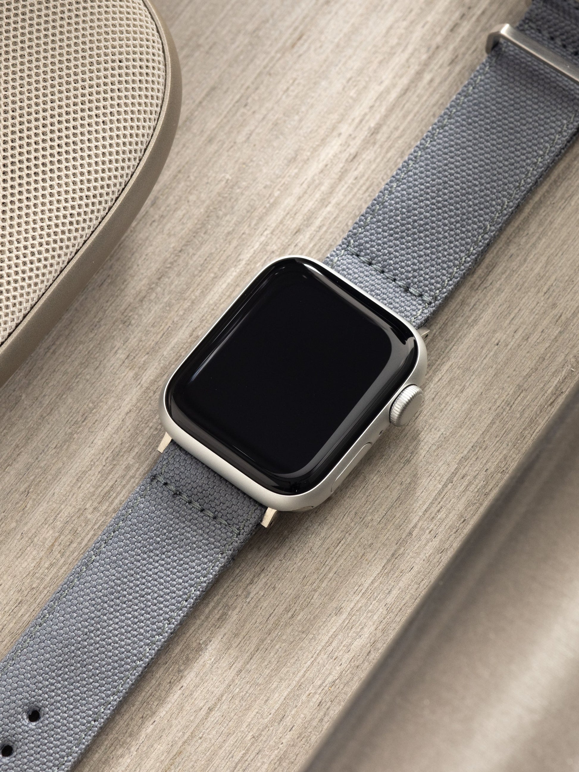 Apple Watch Band - Grey Canvas - Safari