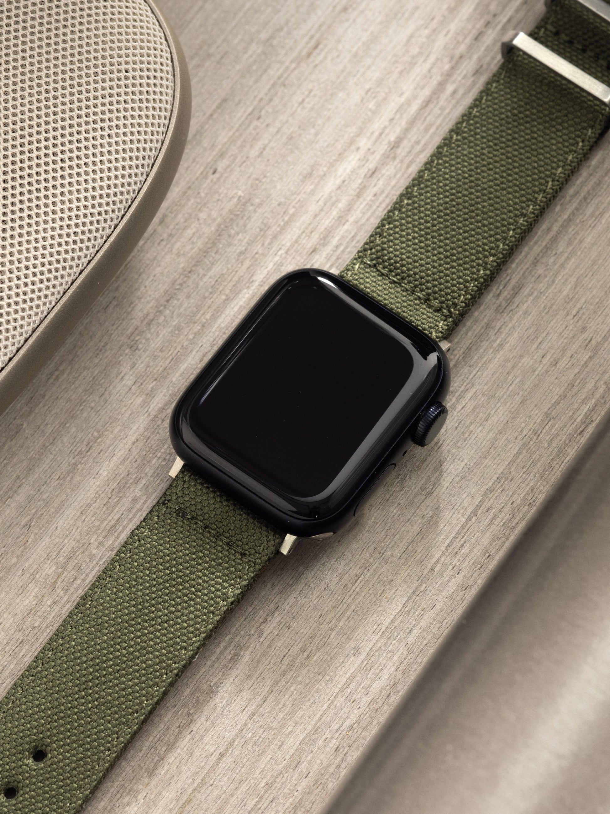 Apple Watch Band - Olive Canvas - Safari