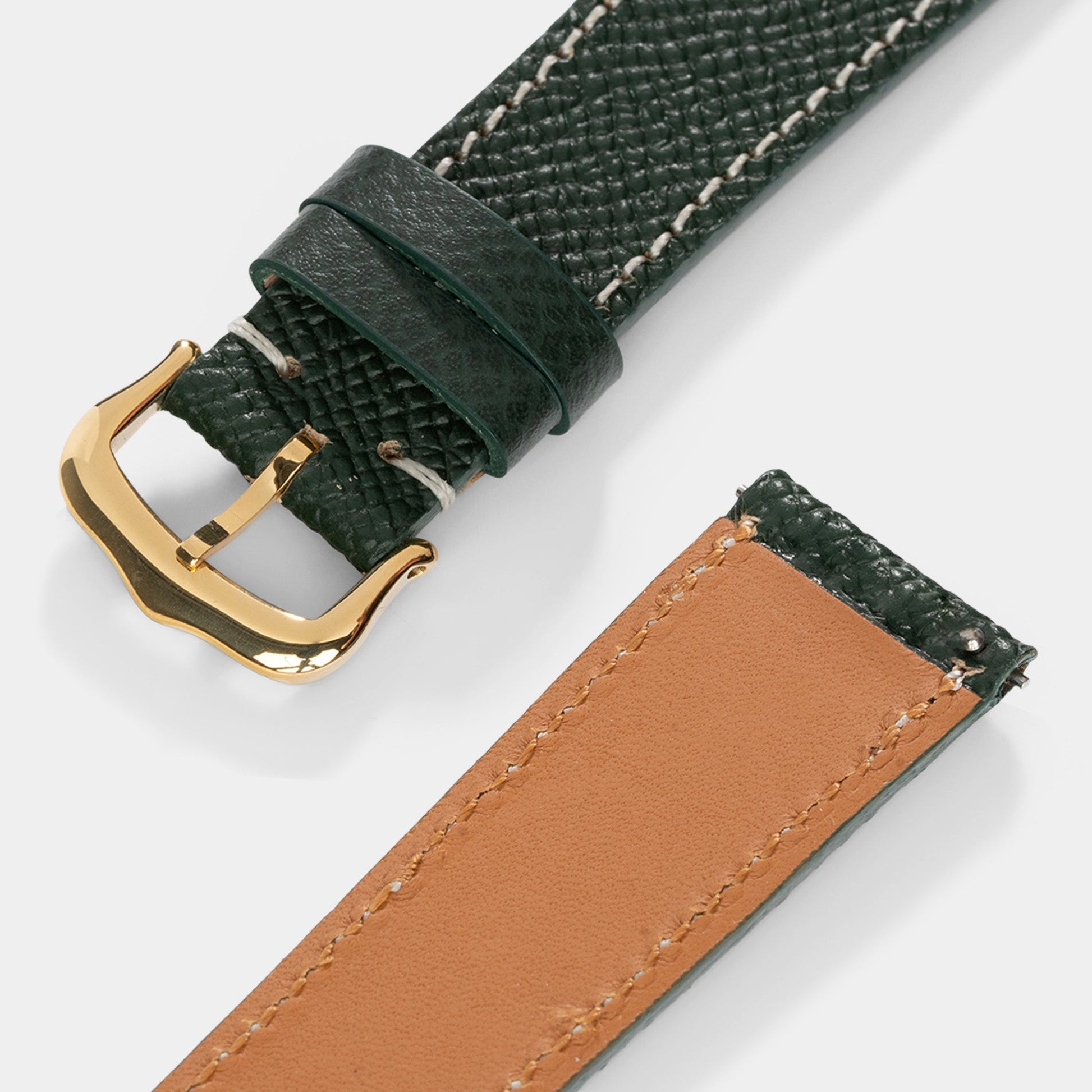 Strap for Cartier Tank Louis (2021-2024) - The Marston Calf Dark Green