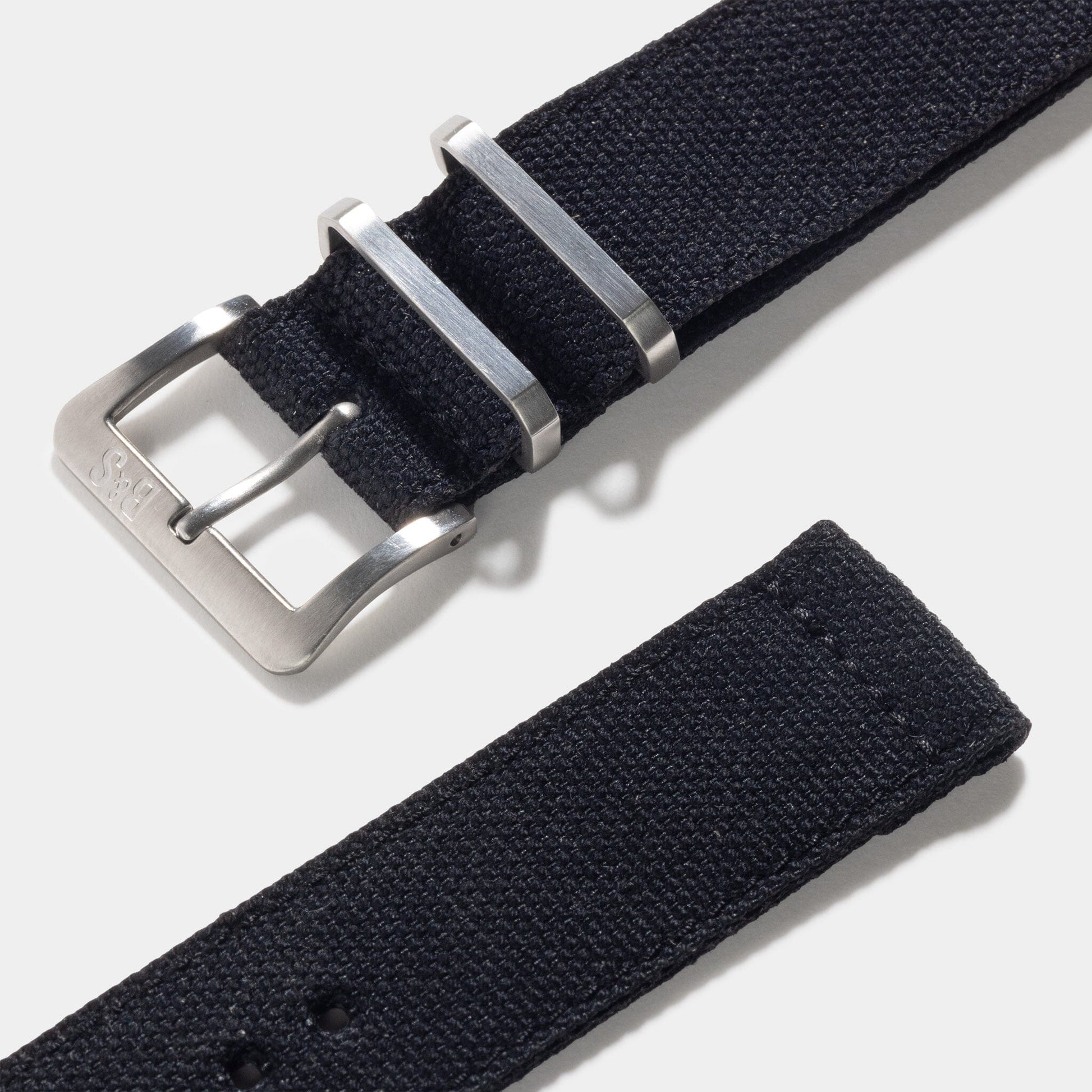 Apple Watch Band - Black Canvas - Safari