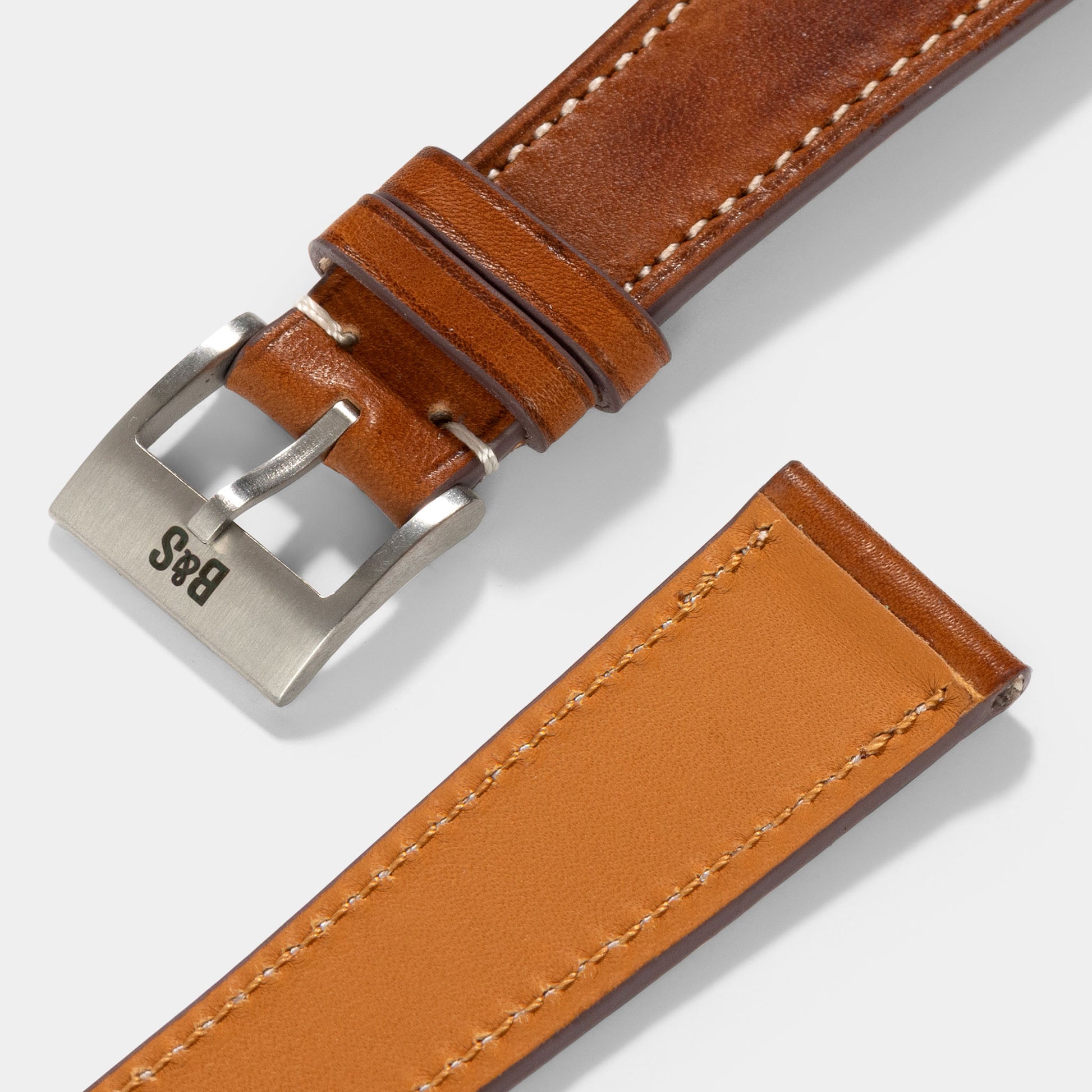 Chevalin Vintage Brown Leather Watch Strap
