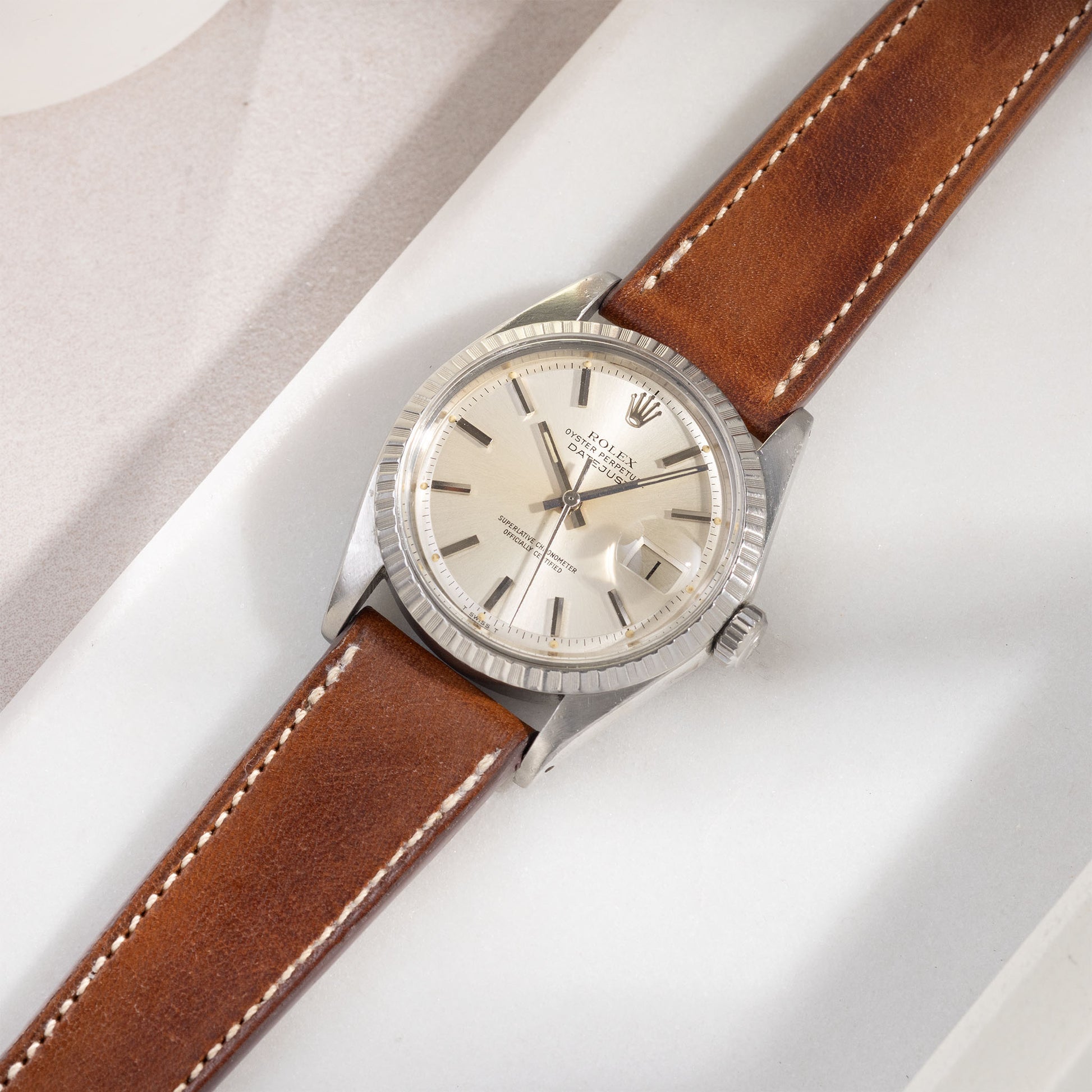 Chevalin Vintage Brown Leather Watch Strap
