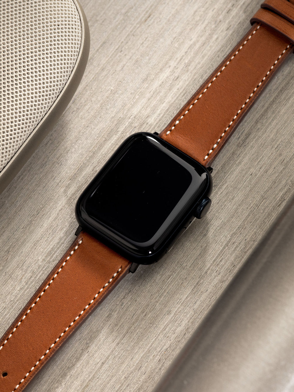 Apple Watch Band - Cognac Brown Leather - Chevalin