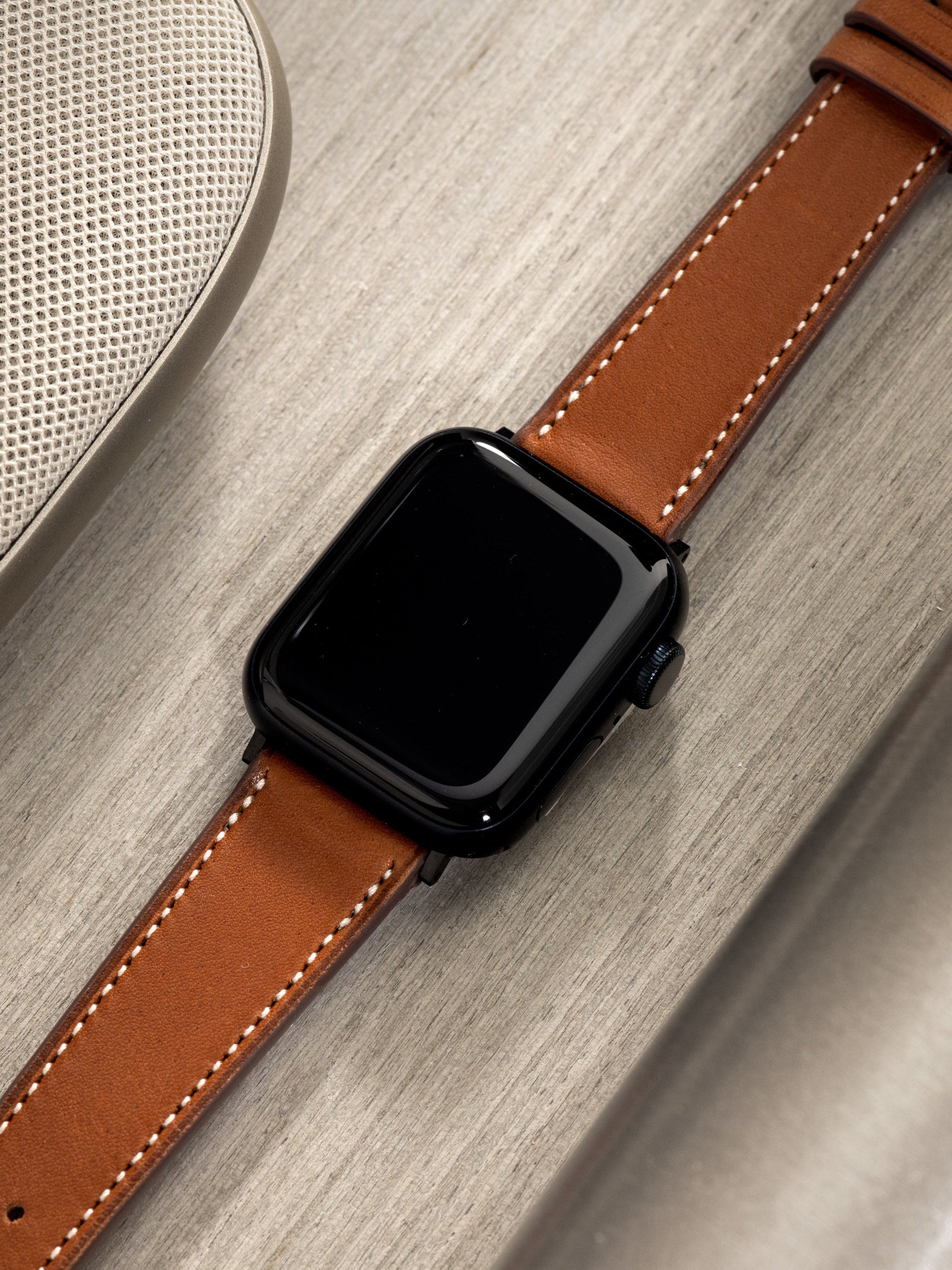 Apple Watch Band - Cognac Brown Leather - Chevalin