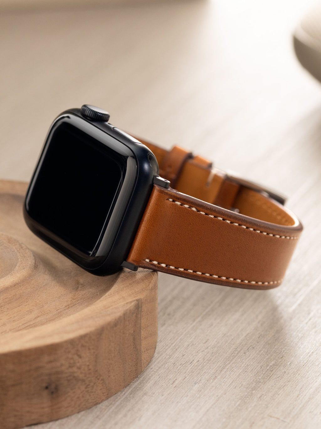 Apple Watch Band - Cognac Brown Leather - Chevalin