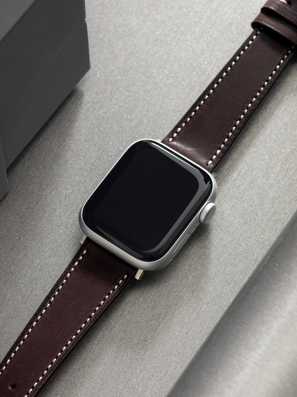 Apple Watch Band - Dark Brown Leather - Chevalin