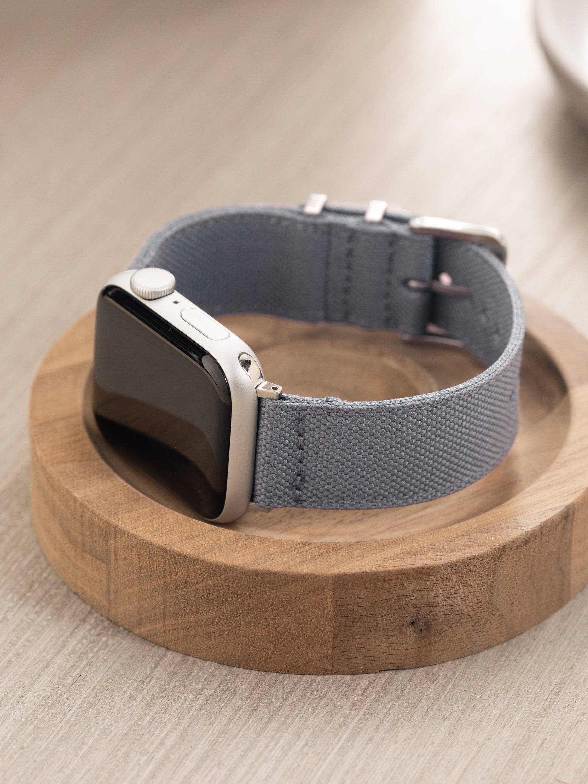 Apple Watch Band - Grey Canvas - Safari