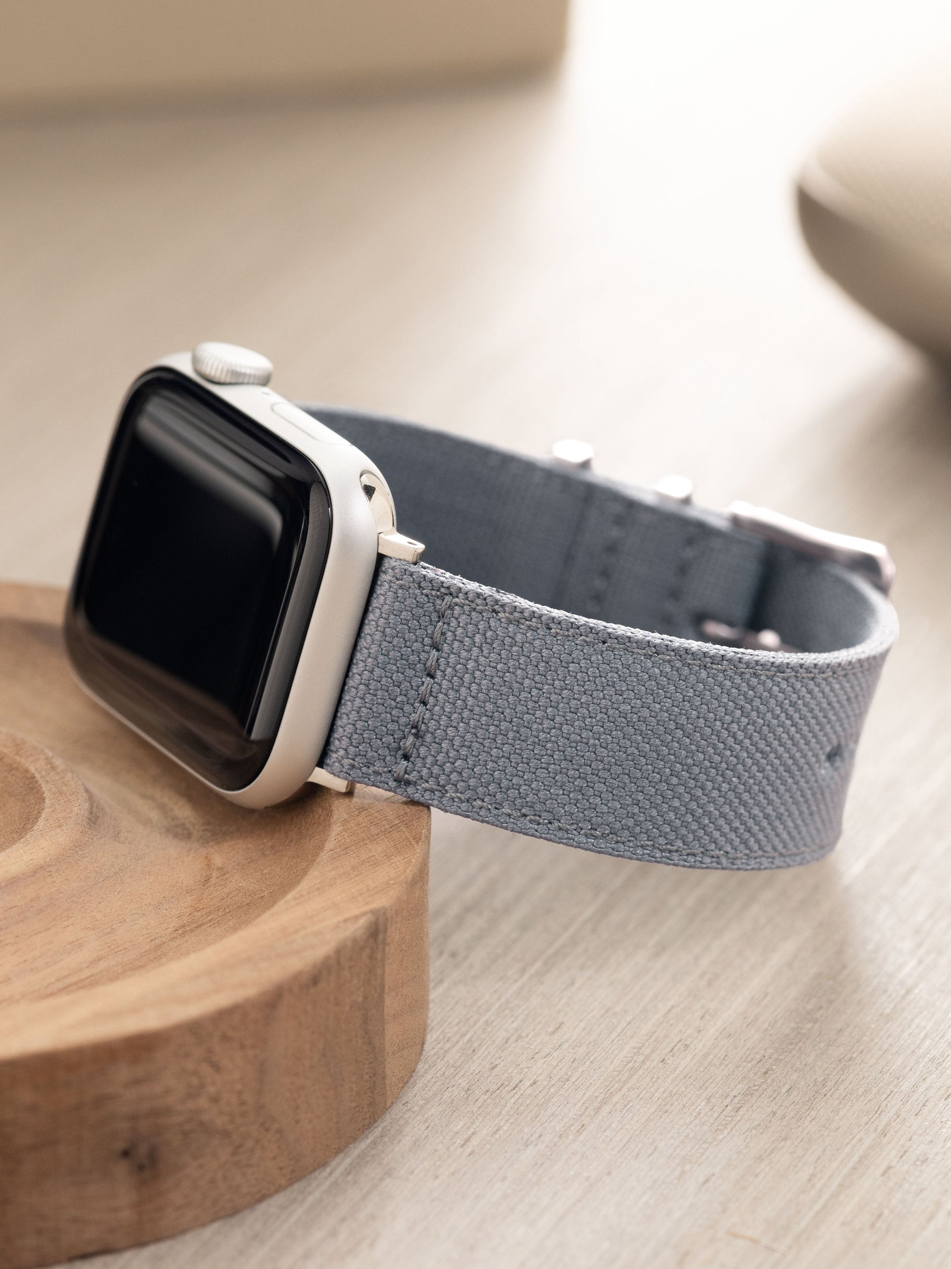Apple Watch Band - Grey Canvas - Safari