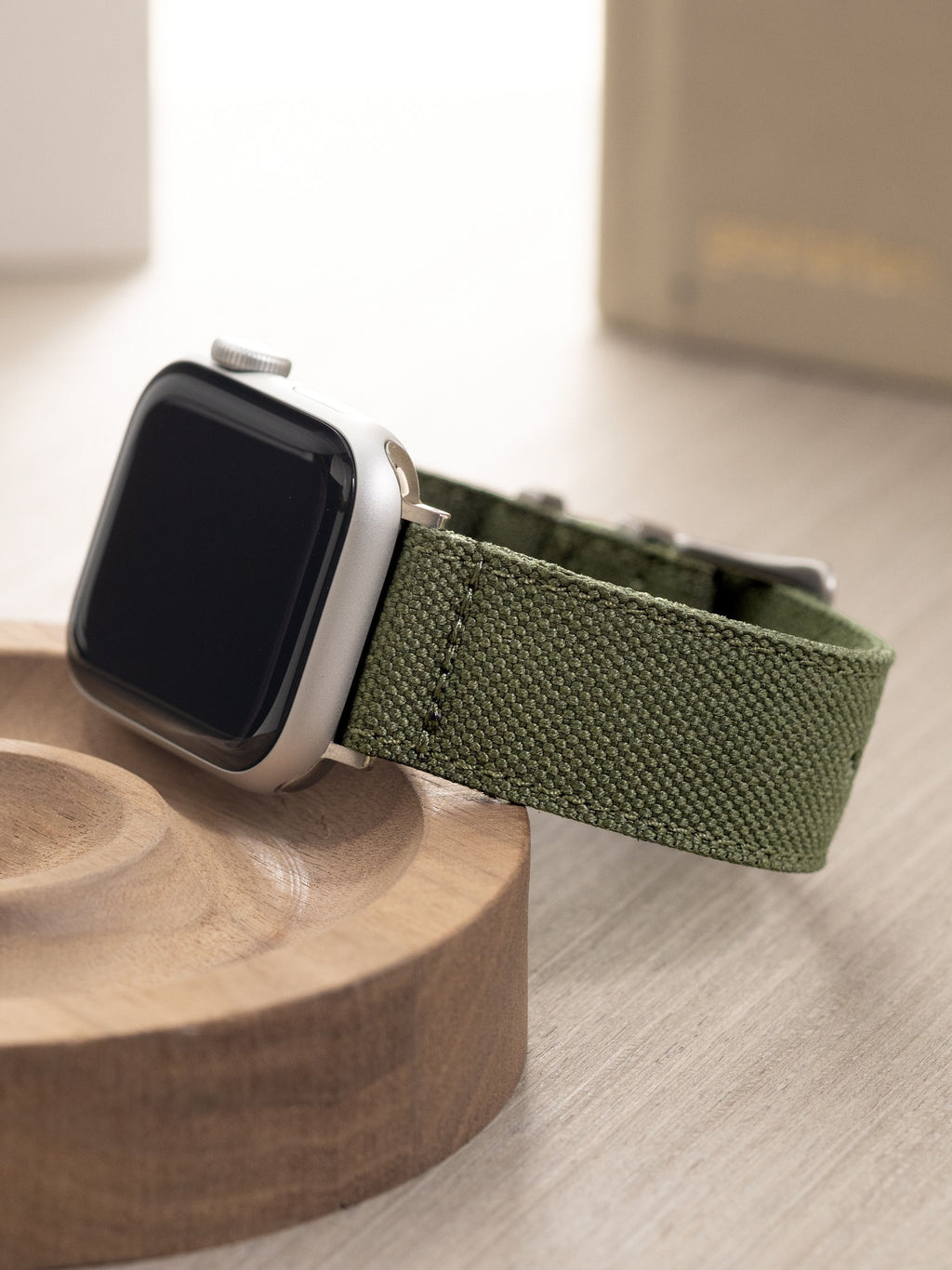 Apple Watch Band - Olive Canvas - Safari