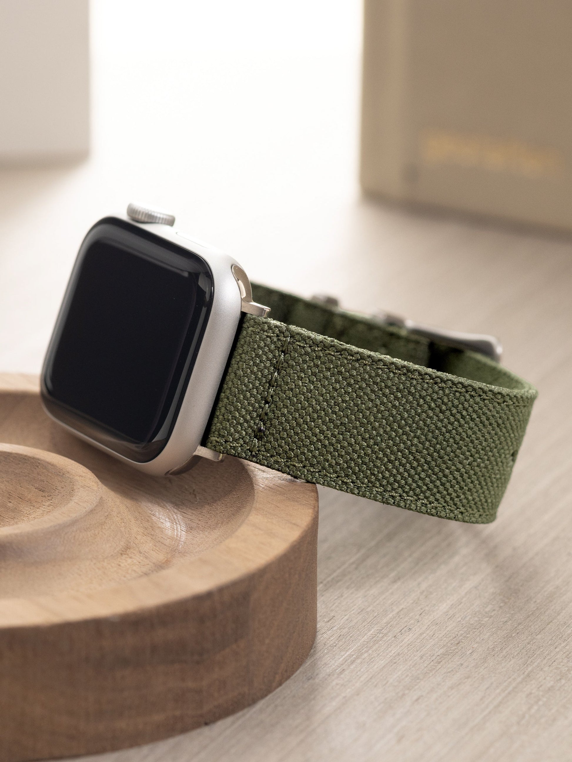 Apple Watch Band - Olive Canvas - Safari